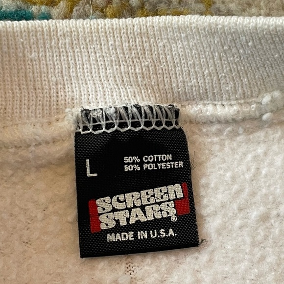 Vintage Mr. Valentine Cartoon Cupid Valentine's Day Graphic 1980s Sweatshirt - Picture 7 of 7